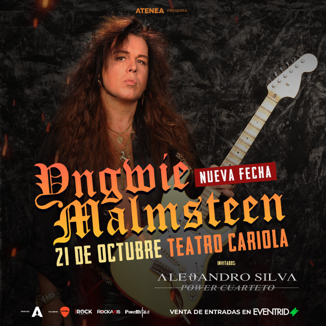 Yngwie Malmsteen suma nueva fecha en Chile